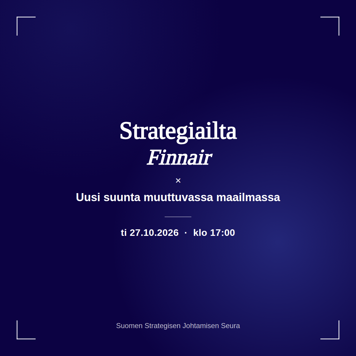 Strategiailta Finnair